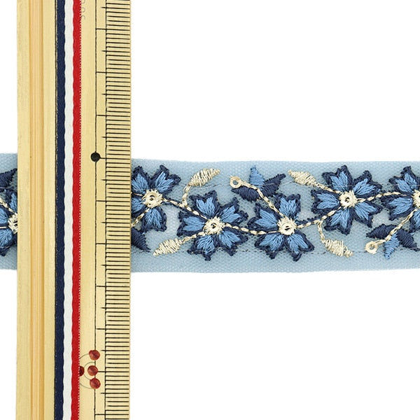 [Из количества 5] ремесленникОтделка "2022 Отделка для индийской вышивки Синий 43421J"