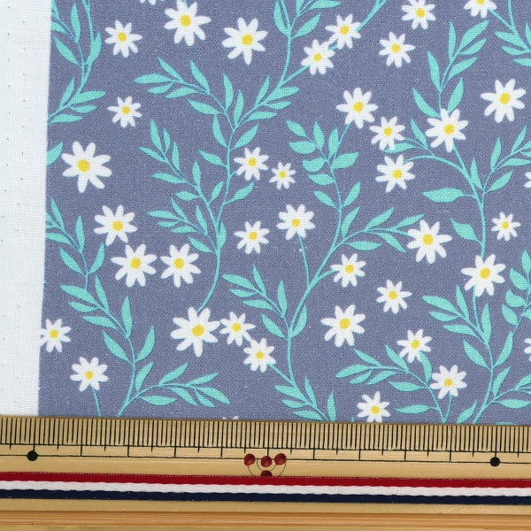 [De la quantité 5] Tissu "USA Cotton Vines D2181-Orienent"