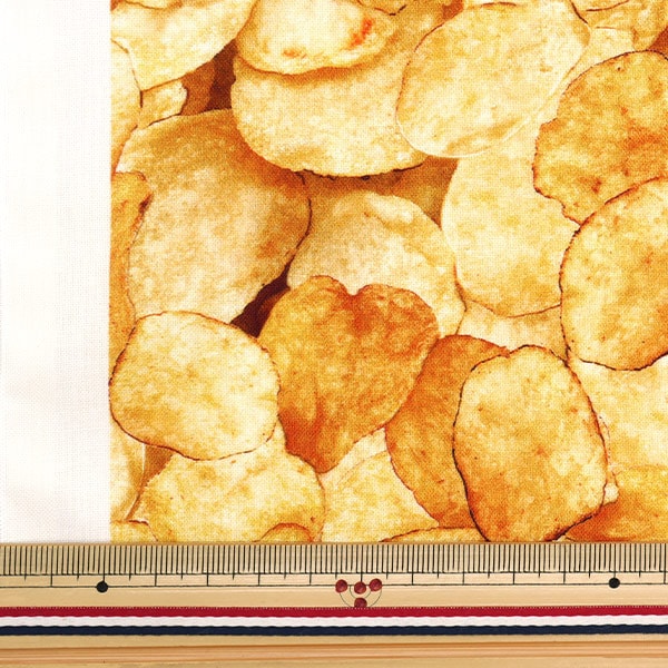 [Aus Menge 5] Stoff "USA Baumwollkartoffelchips 12751-33"