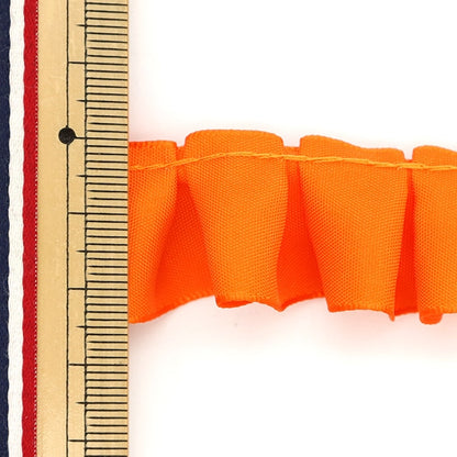 Ribbon "1 anti -sale satin frillRibbon Approximately 2.5cm wide x 5m Orange N7700-025]