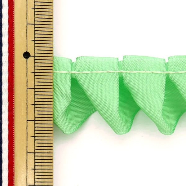 Ribbon "1 anti -sale satin frillRibbon Approximately 2.5cm width x 5m Mint Green N7700-025]