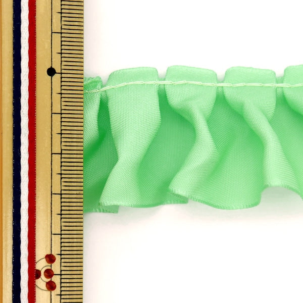 Ribbon "1 anti -sale satin frillRibbon Approximately 3.8cm wide x 5m Mint Green N7700-038]