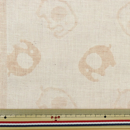 [Dalla quantità 5] tessuto "cotone organico w garze elefante pattern R-0529-J-11"