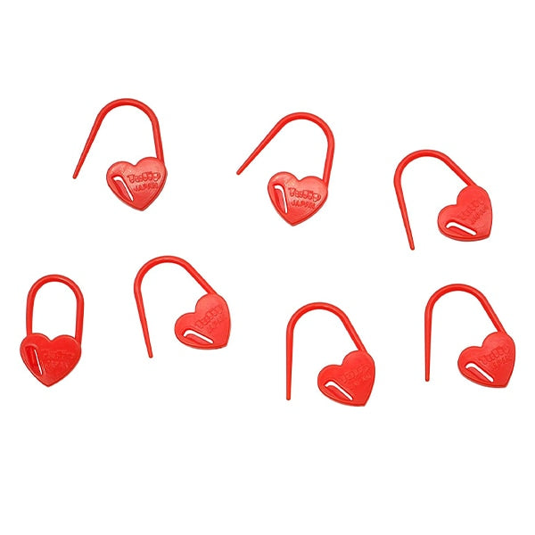 لوازم الحياكة "علامة العد التخطيطي قلب صغير برتقالي AC-085" توليب توليب