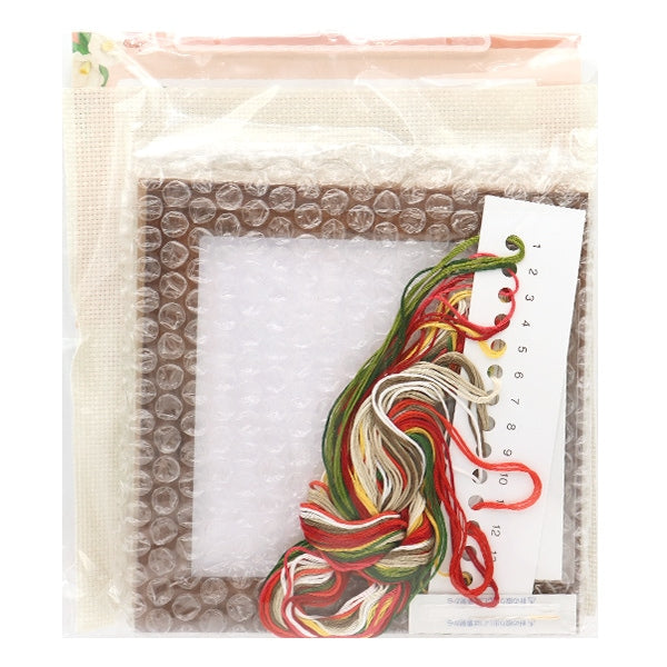 자수키트 "시즌 색상꽃1 월 동백 새해 장식 522201] Lecien Lecien 코스모 코스모