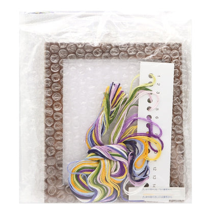 Комплект для вышивки "Цветовое расположение цветов февраль Пансии и Daisy 522202" Лекен Lecien Cosmo Cosmo