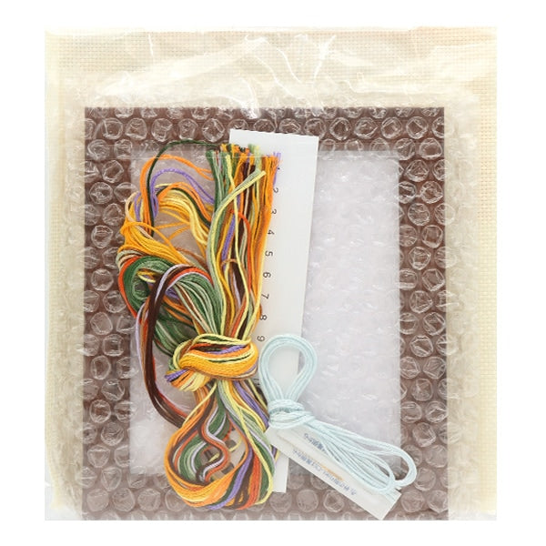 Комплект для вышивки "Цветовая композиция июль подсолнуха и столица забыть 522207" Лекен Lecien Cosmo Cosmo