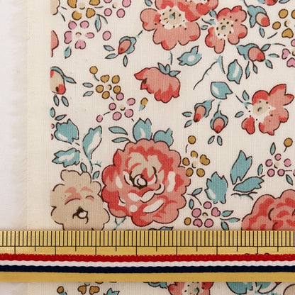 [Dalla quantità 5] Fabric "Liberty Liberty Print TANALONE Felishite Salmon Pink 3637113-J22K" [Yuzawaya Originale]