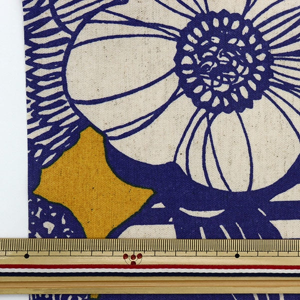 Laminated Cotton Linen Art Flower Yellow | Cotton Kobayashi – Yuzawaya