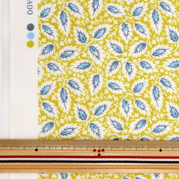 [From quantity 5] Fabric "Souleiado SoleAdo Vintage Feellaminate Millefeuillone Yellow SLFCVR-98A"