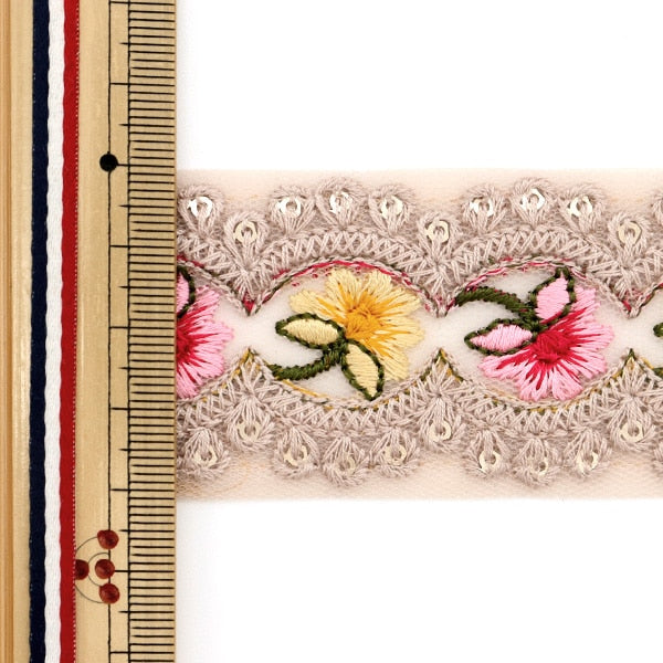 [Из количества 5] ремесленникОтделка "2022 Индийская вышивкаОтделка 43536A"