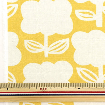 [Aus Menge 5] Stoff "Cotton Buckingham Flower Yellow 142-1289-A2"