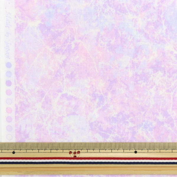 [From quantity 5] Fabric 『Scare Print Misty Marble Lavender 87423-1-7]