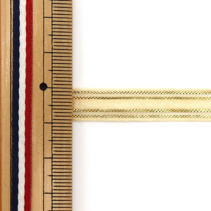 Ribbon "Line about 10mm width x about 90cm winding ivory R207" Omae