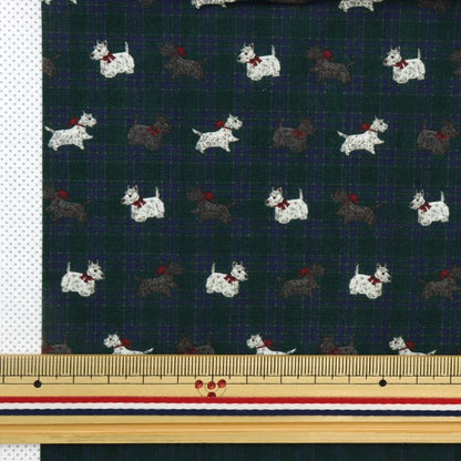 الأقمشة "مينيقماش مقطوع تيرير تحقق أخضر حوالي 31 سم × 32 سم CMOF-07MC" KIYOHARA