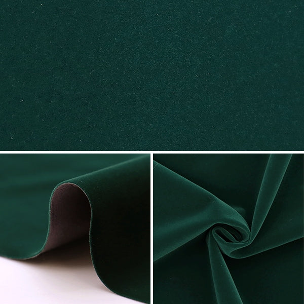 [De la quantité 5] Tissu "High Milon (Nouveau Hivel Soft) vert dense 0820-8"