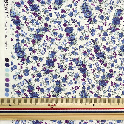 [From quantity 5] Fabric "LibertyTana lawn Crystabel Blue Violet 3335035-J22D] [Yuzawayaoriginal】