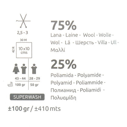 Носочная пряжа Пряжа "Danbio 304 Color" Katia Catia