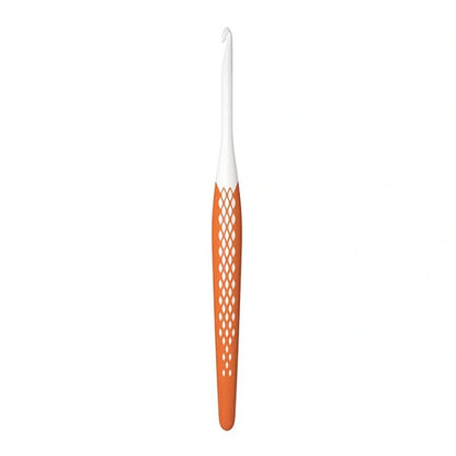 뜨개질 바늘 "인간 공학 크로 셰 뜨개질 바늘 16cm 오렌지 4.5mm "프리