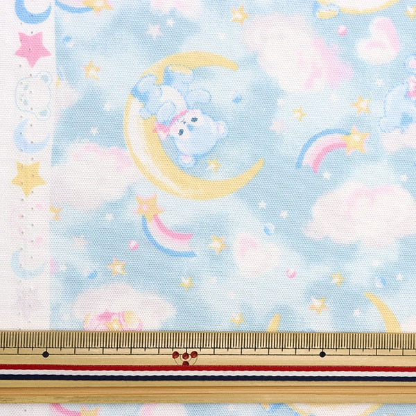 [From quantity 5] Fabric 『Oxford Classical Modern Shushu Dreamy Bear Blue CMCF-20bl]