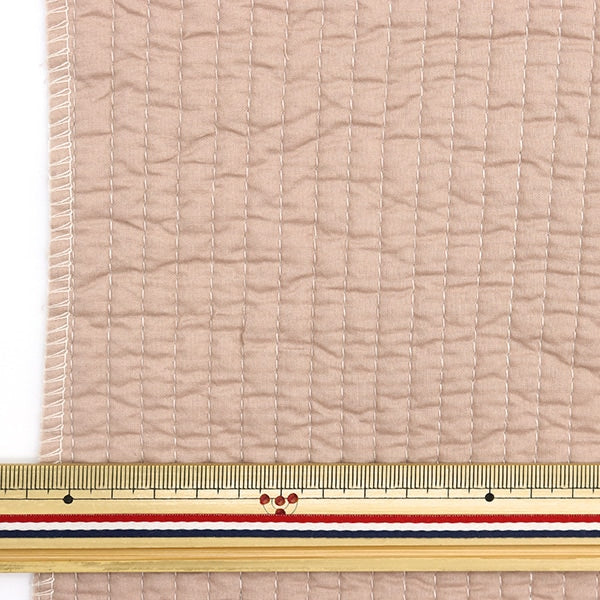 [De la quantité 5] tissu "iburukilt rose beige kof-53H-pbe"