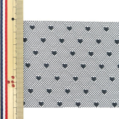 [수량 5에서] 리본 "소프트 튤리본 약 70mm 너비 검은 M7020H-70]