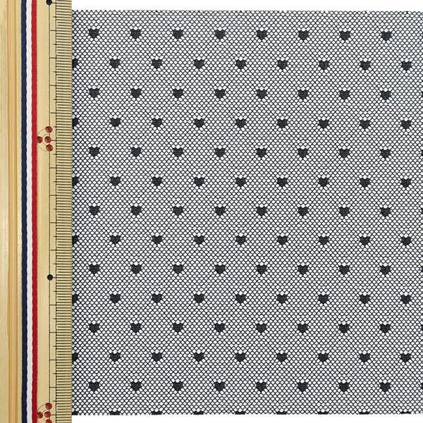 [الكمية من 5] الشريط "تول ناعم"الشريط عرض القلب حوالي 150 ملم باللون الأسود M7020H-150 بوصة