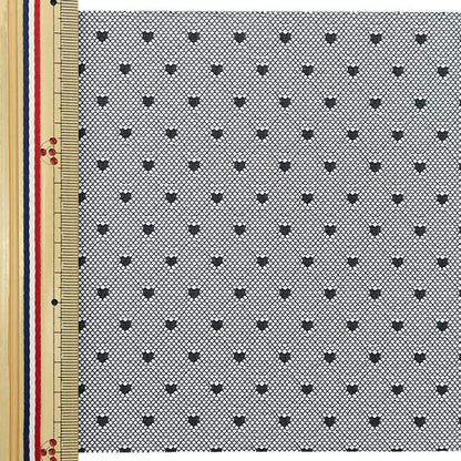 [الكمية من 5] الشريط "تول ناعم"الشريط عرض القلب حوالي 150 ملم باللون الأسود M7020H-150 بوصة