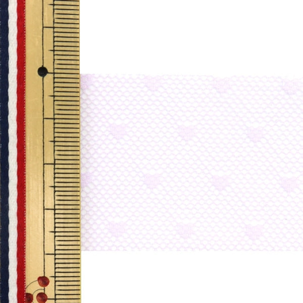 [수량 5에서] 리본 "소프트 튤리본 약 40mm 너비 바이올렛 M7020H-40]