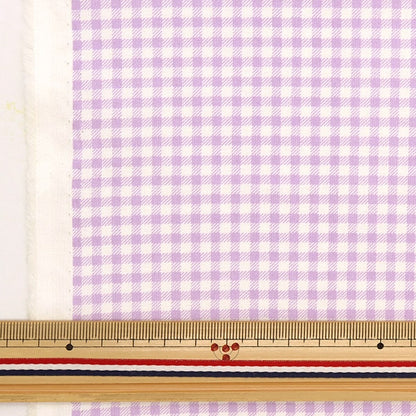 [Из количества 5] ткань "Сборка дома напугайте дом Gingham Lavender DH10487S-C"