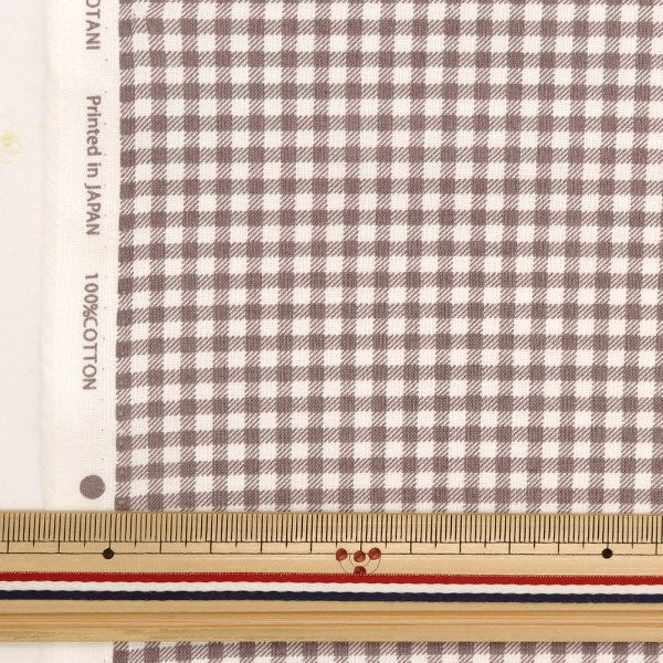 [Aus Quantität 5] Stoff "Scare Home Collection Gingham Gray DH10487S-F"