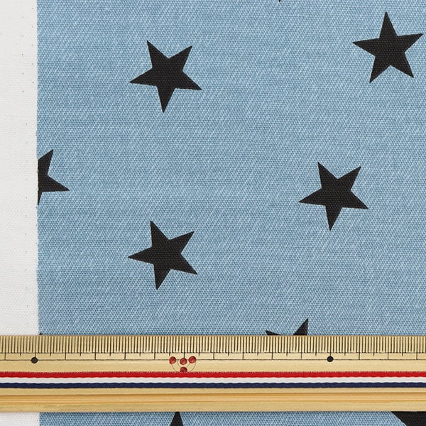 [De la quantité 5] Tissu "Ox Tip Top Collection Star Pattern DT10412S-B"