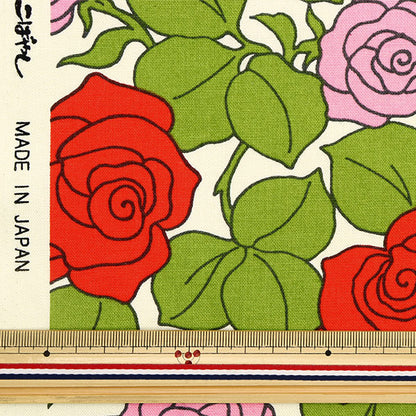 [Из количества 5] Ткань "Коллекция UKONO 10th Canvas France Rose Rose Up5855-A" COTTON KOBAYASHI