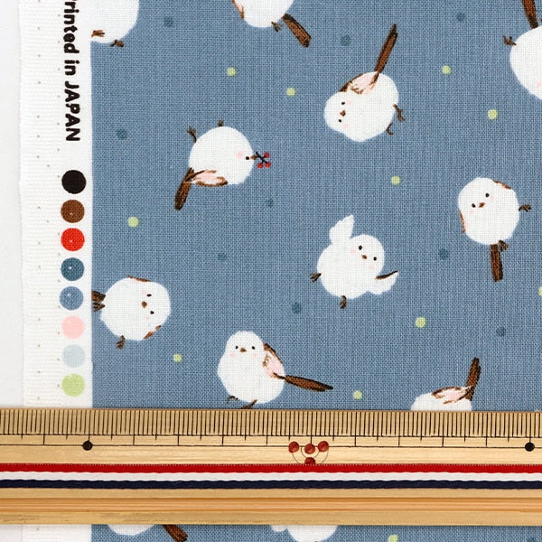 [De la cantidad 5] Fabric "Sheching Shimaenaga Blue AP31803-2E"