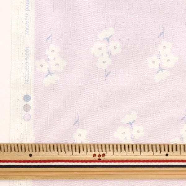 [From quantity 5] Fabric 『Oxford Home Sister Floral Lavender HS10488-B]