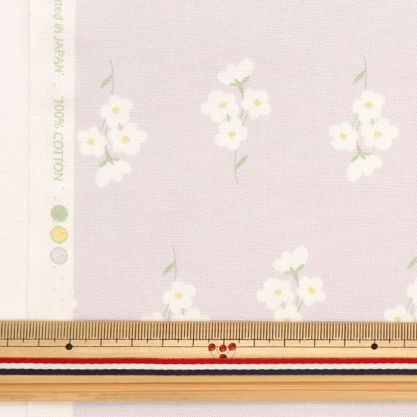 [De la cantidad 5] Fabric "Ox Homy Homy Floral Light Grey HS10488-D"