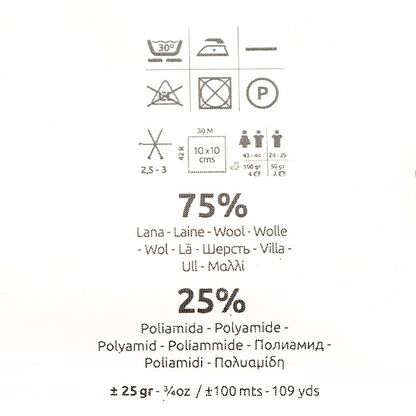 Fil à chaussettes pelote de laine "United Socks 26th Color" Katia Catia