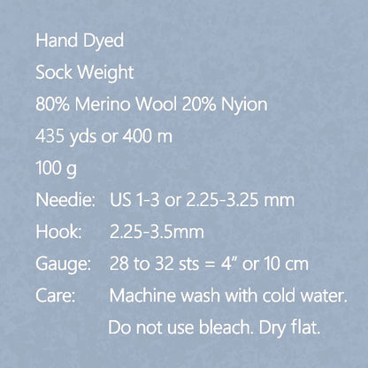 양말 원사 털실 "Core 1055 컬러"Gusto Wool Gust울