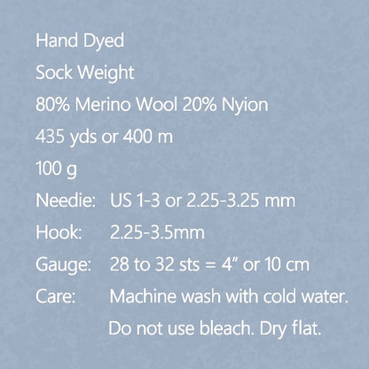 Hilo de calcetín Hilos Lana de lana de lana "Carmen 1408 color"