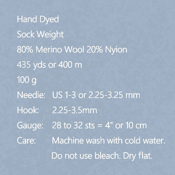Hilo de calcetín Hilos Lana de lana de lana "Carmen 1409 Color"