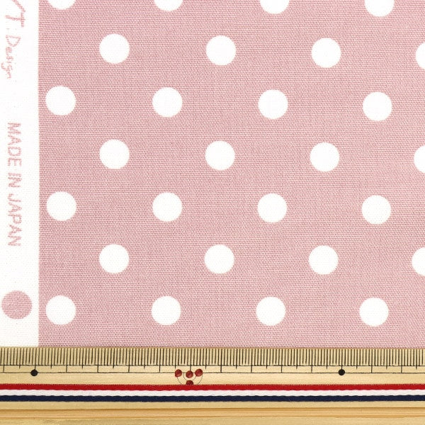 [De la cantidad 5] Fabric "Ox Nuance Dot Pink Beige Ypl-Dot-A"