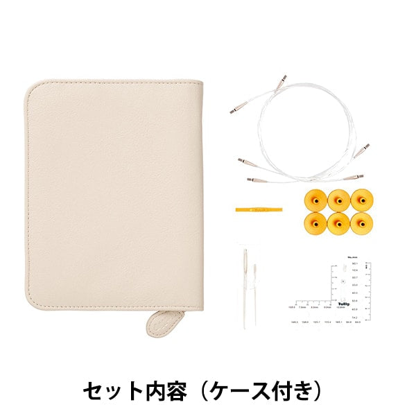 Knitting Needles "Carry Sea switching type bambooCirclar NeedlesSet TCC-15] Tulip tulip