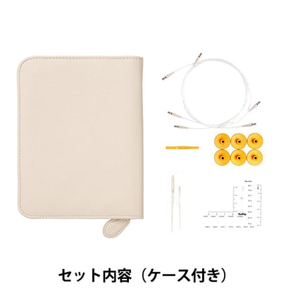 Knitting Needles "Carry Sea switching type bambooCirclar NeedlesSet TCC-15] Tulip tulip