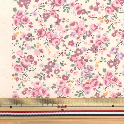 [From quantity 5] Fabric "Broad small floral pattern pink KTS6923-A" cotton kobayash cotton kobayashi Kobayashi fiber