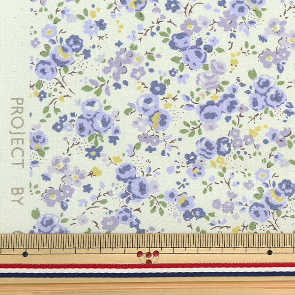 [From quantity 5] Fabric "Broad Small Flower Pattern Blue KTS6923-B" COTTON KOBAYASH Cotton Kobayashi Kobayashi fiber