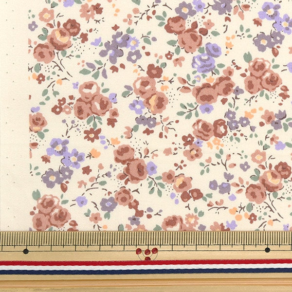 [Aus Menge 5] Stoff "Breites kleines Blumenmuster KTS6923-C" Cotton Kobayash Cotton Kobayashi Kobayashi.