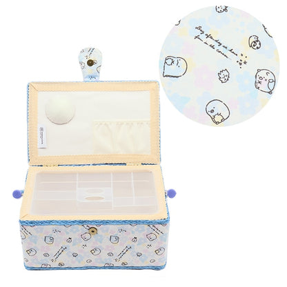 صندوق الخياطة "Sumikko Gurashi Sewing Box أزرق فاتح 20008-02" صوف خام HARAWOOOL