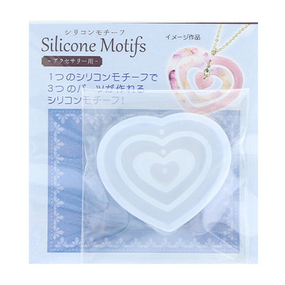 Molde de resina "Silicon Mochifu Heart RSSD-346" Eruberu Elbert