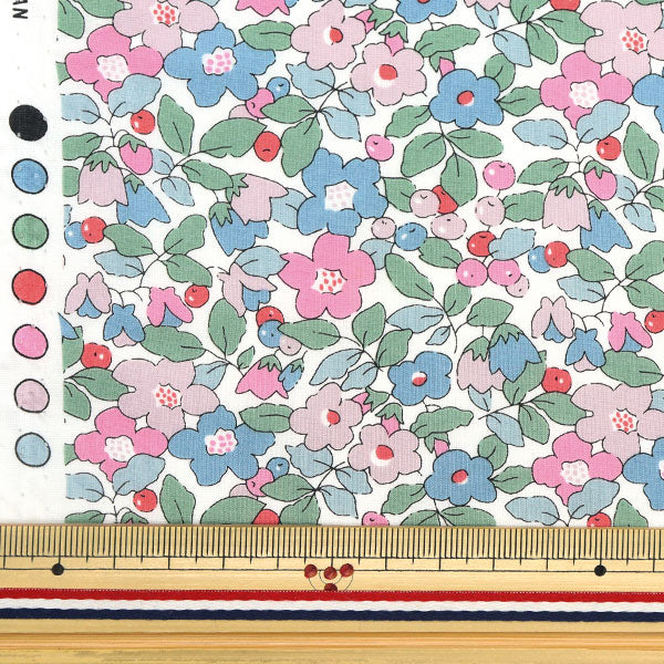 [From quantity 5] Fabric "Liberty Fabric Tana lawn Betzy Berry 36302107-AE] Liberty Japan