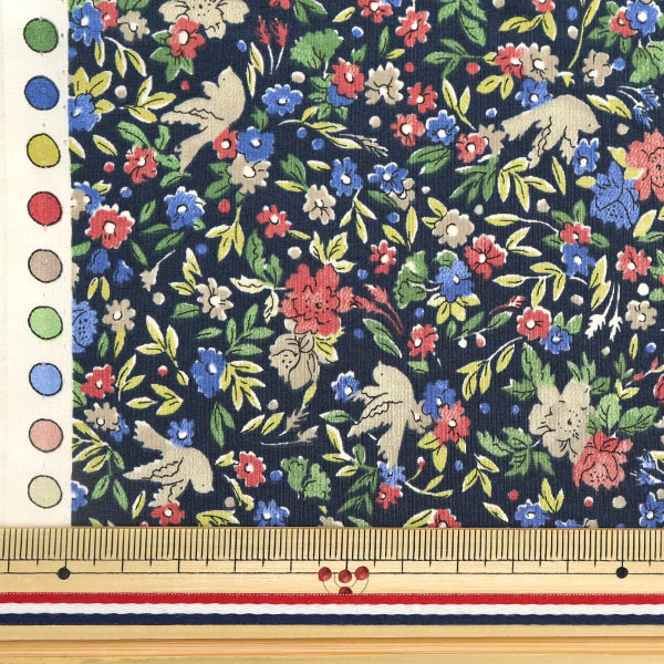 [From quantity 5] Fabric "Liberty Fabric Tana lawn Birds song DC28995-AE] Liberty Japan